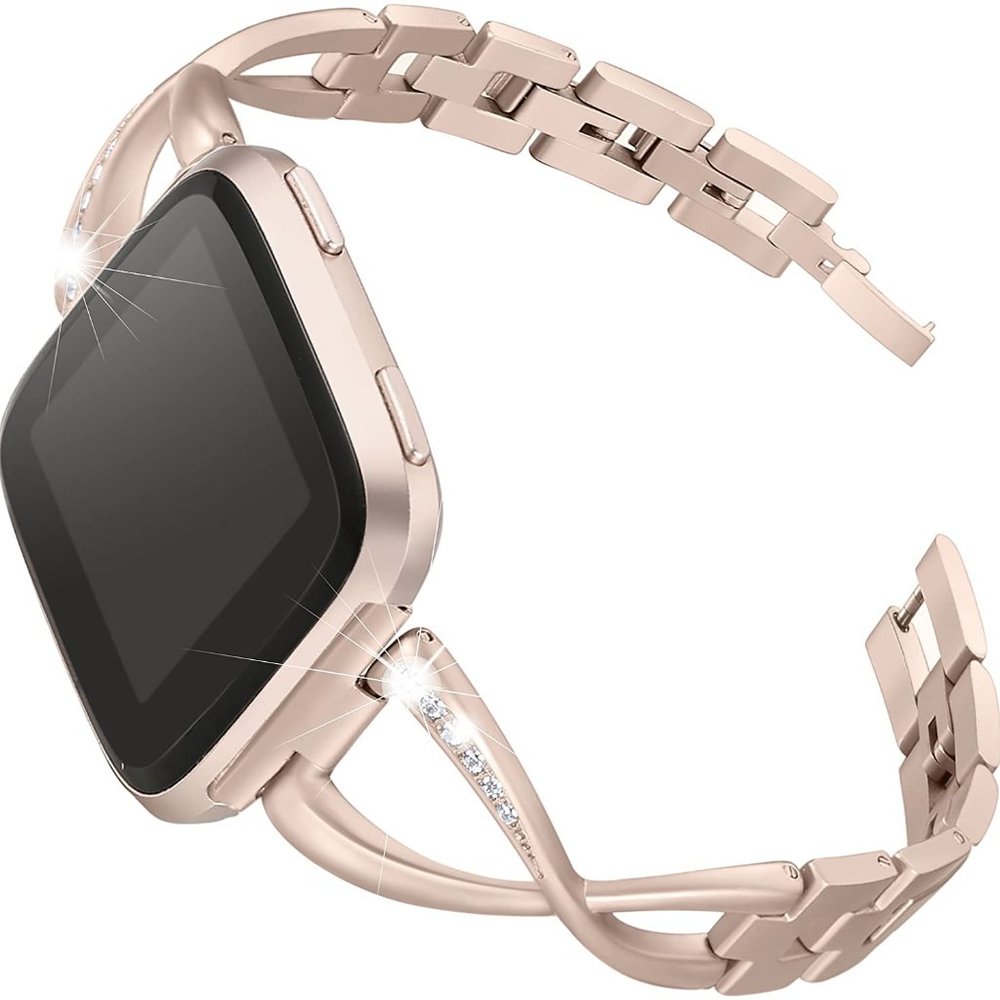 Fitbit Versa / Versa 2 Champagne Rhinestone Band
